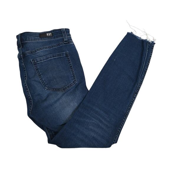 Kut from the Kloth Womens 6 Hi Waist Skinny Distressed Jean - Picture 3 of 10